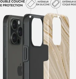 Coque pour iphone 15 pro max rigide motifs full glam burga