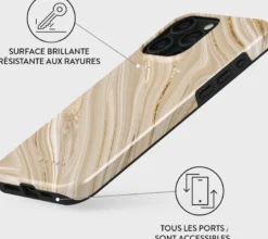 Coque pour iphone 15 pro max rigide motifs full glam burga