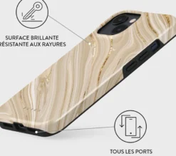 Coque pour iphone 13 rigide motifs full glam burga