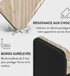 Coque pour iphone 13 rigide motifs full glam burga