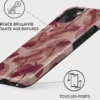 Coque pour iphone 15 rigide motifs tender kiss burga