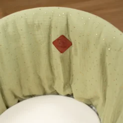 Couffin bébé pois dorés matelas inclus