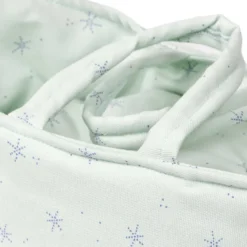 Couffin poupée 26 cm stars vert