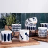 Coupelle mikonos bleue 12 cm (lot de 3)