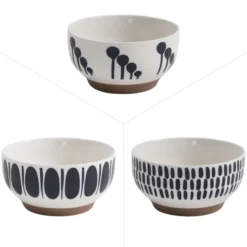 Coupelle mikonos bleue 12 cm (lot de 3)