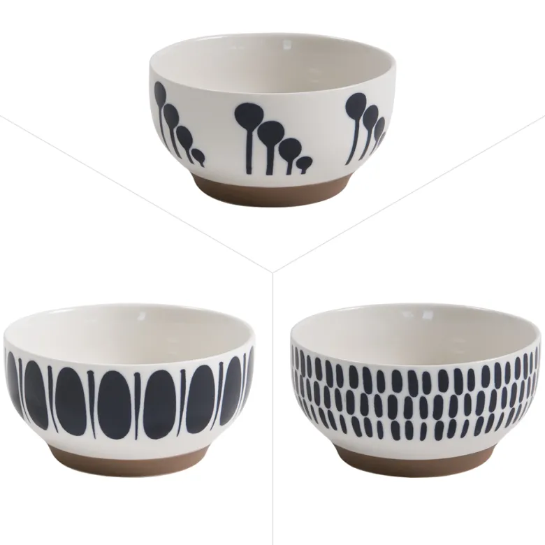 Coupelle mikonos bleue 12 cm (lot de 3)