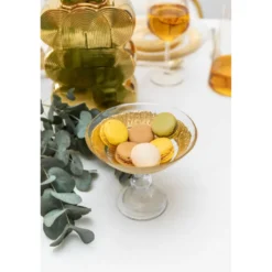 Coupe sur pied dorée - soleil