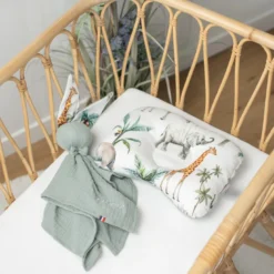 Coussin cale-tête coton safari