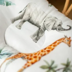 Coussin cale-tête coton safari