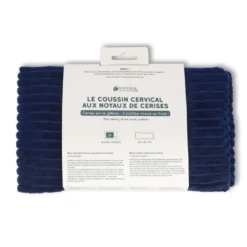 Coussin cervical chauffant noyaux cerise