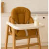 Coussin coupey marron
