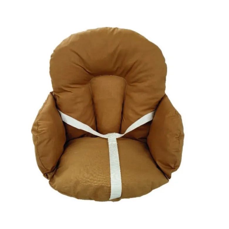 Coussin coupey marron