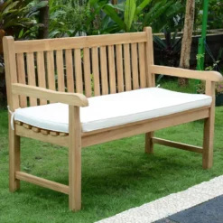 Coussin crème pour banc 130 cm