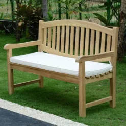 Coussin crème pour banc 130 cm