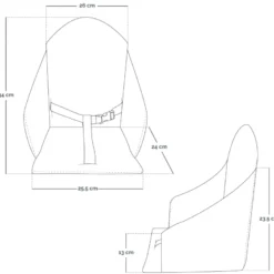 Coussin d'assise pour chaise haute