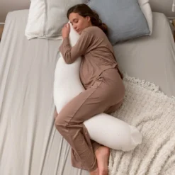 Coussin de grossesse buddy silver dots Blanc