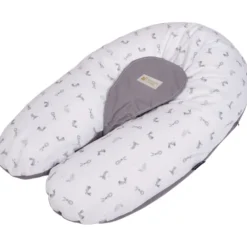 Coussin de grossesse multirelax en coton lapins