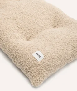 Coussin de lit effet bouclette - beige