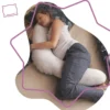 Coussin de maternité - fluffy badabulle Gris argent