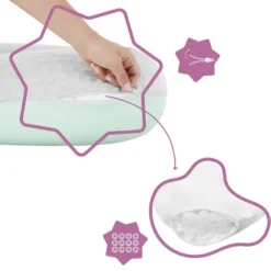 Coussin de maternité - fluffy badabulle Gris argent