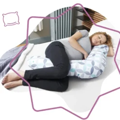 Coussin de maternité - graphique Gris