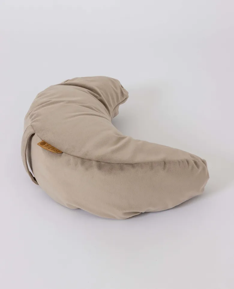 Coussin de méditation demi-lune - brun