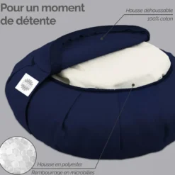 Coussin de méditation - rond