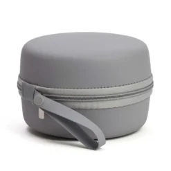 Coussin de voyage cervical ergonomique mousse mémoire de forme gris