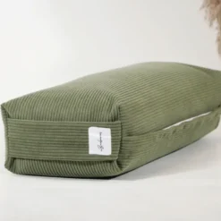 Coussin de yoga - bolster velours côtelé