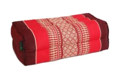 Coussin de yoga et méditation en kapok Rouge