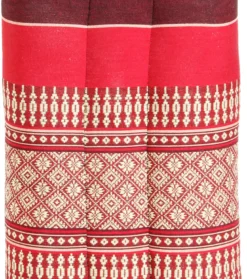 Coussin de yoga et méditation en kapok Rouge