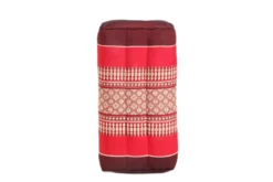 Coussin de yoga et méditation en kapok Rouge