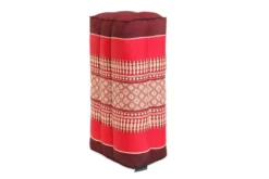 Coussin de yoga et méditation en kapok Rouge