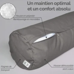 Coussin de yoga - gris