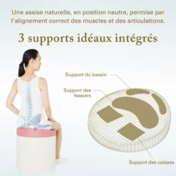 Coussin ergonomique pinto tronco-blanc
