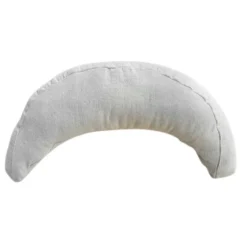 Coussin media luna écru