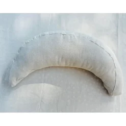 Coussin media luna écru