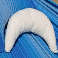 Coussin media luna écru