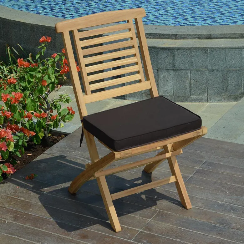 Coussin noir pour chaises et fauteuils