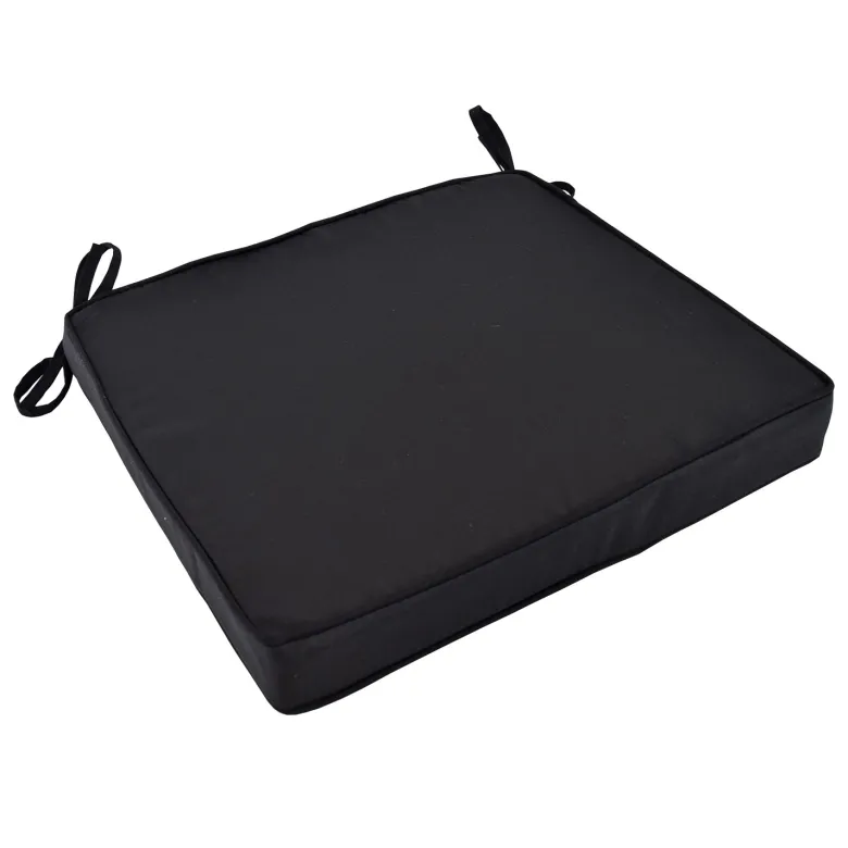 Coussin noir pour chaises et fauteuils