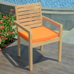 Coussin orange pour fauteuils samoa