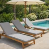 Coussin pour bain de soleil déhoussable