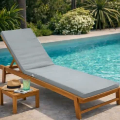 Coussin pour bain de soleil déhoussable