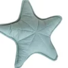 Coussin étoile de mer en lin coussin décoratif style bord de mer et plage vert