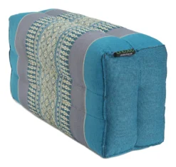Coussin yoga kapok turquoise Turquoise
