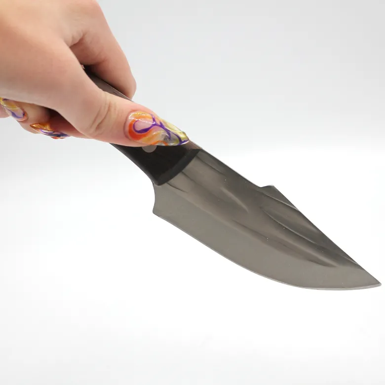 Couteau de cuisine mongol - lame 10 cm acier inoxydable