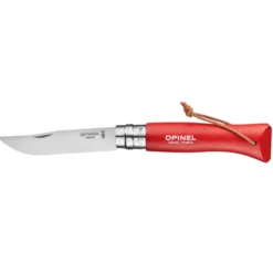 Couteau Opinel n°8 Baroudeur rouge