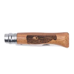 Couteau Opinel n°8 gravé ours