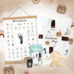 Couverture + affiche + kit empreintes
