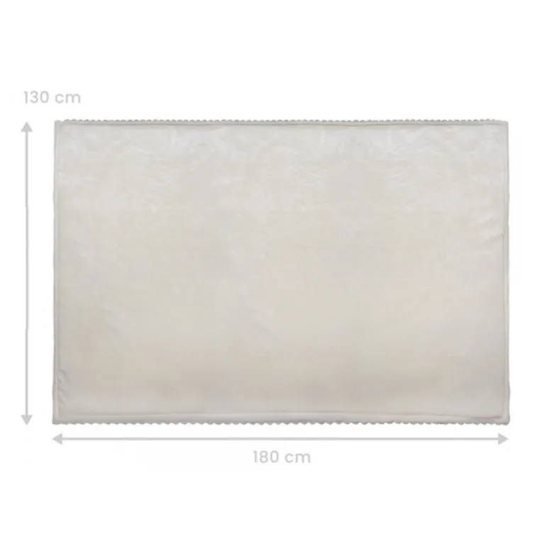 Couverture chauffante 2 places 180x130cm 160w livoo dos221c